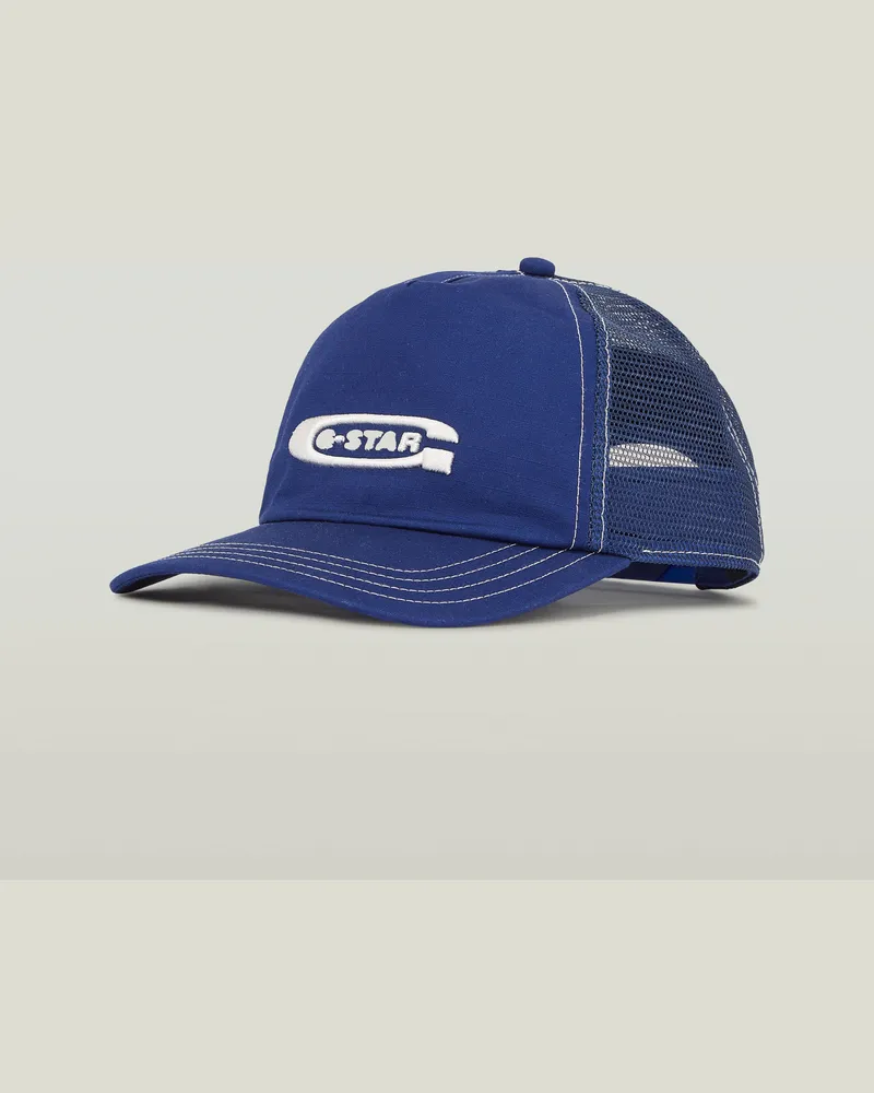 G-STAR RAW Avernus Trucker Cap - Mittelblau - Herren Mittelblau