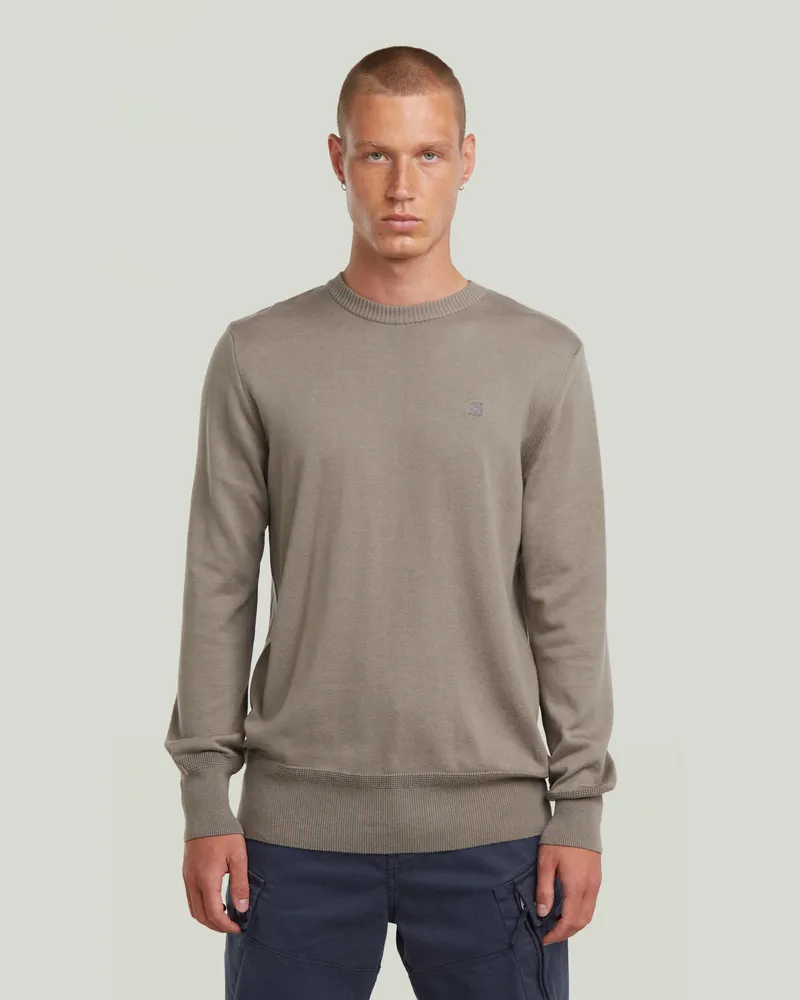 G-STAR RAW Core Knit Pullover - Beige - Herren Beige