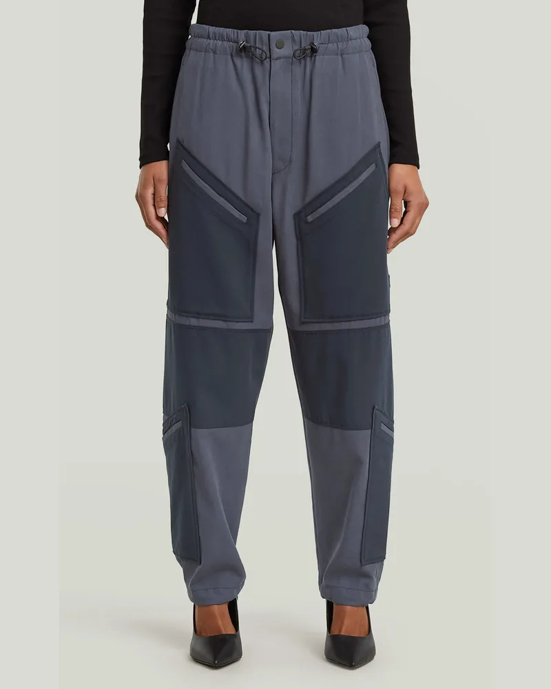 G-STAR RAW Tone On Tone Cargohose - Dunkelblau - Damen Dunkelblau