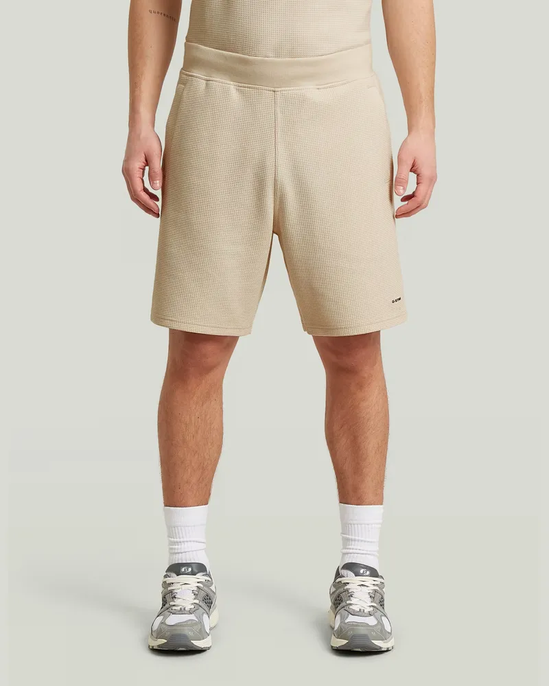 G-STAR RAW Structured Jersey Shorts - Weiß - Herren Weiß