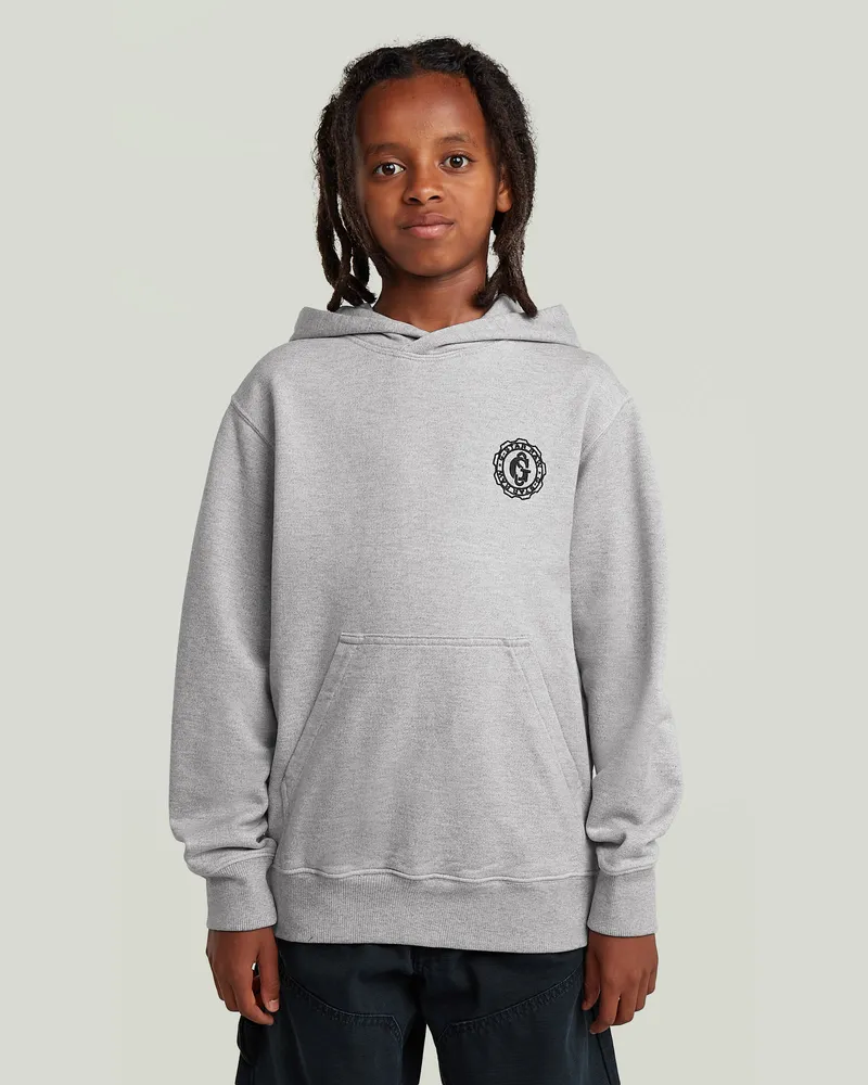 G-STAR RAW Boys Bren Hooded Sweatshirt - Grau - jungen Grau