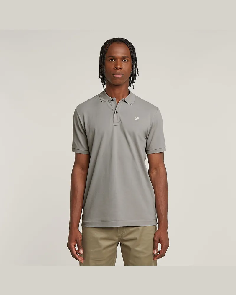 G-STAR RAW Dunda Slim Poloshirt - Grau - Herren Grau