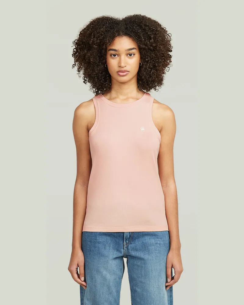 G-STAR RAW Slim Rib Tanktop 2-Pack - Mehrfarbig - Damen Mehrfarbig