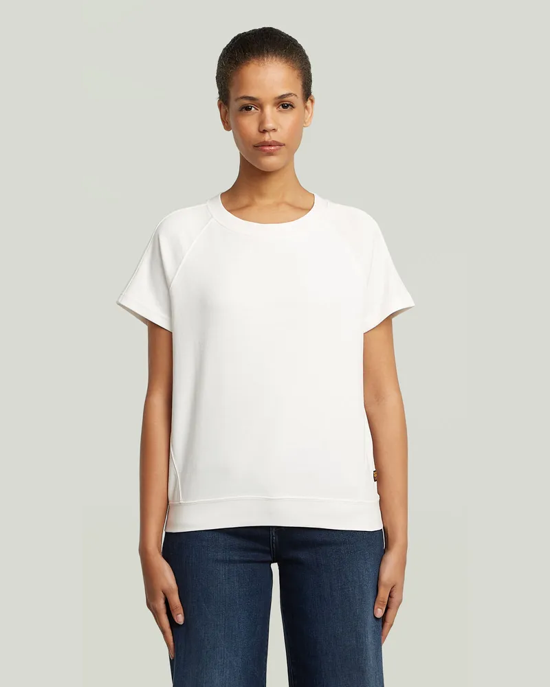 G-STAR RAW Raglan T-Shirt - Weiß - Damen Weiß