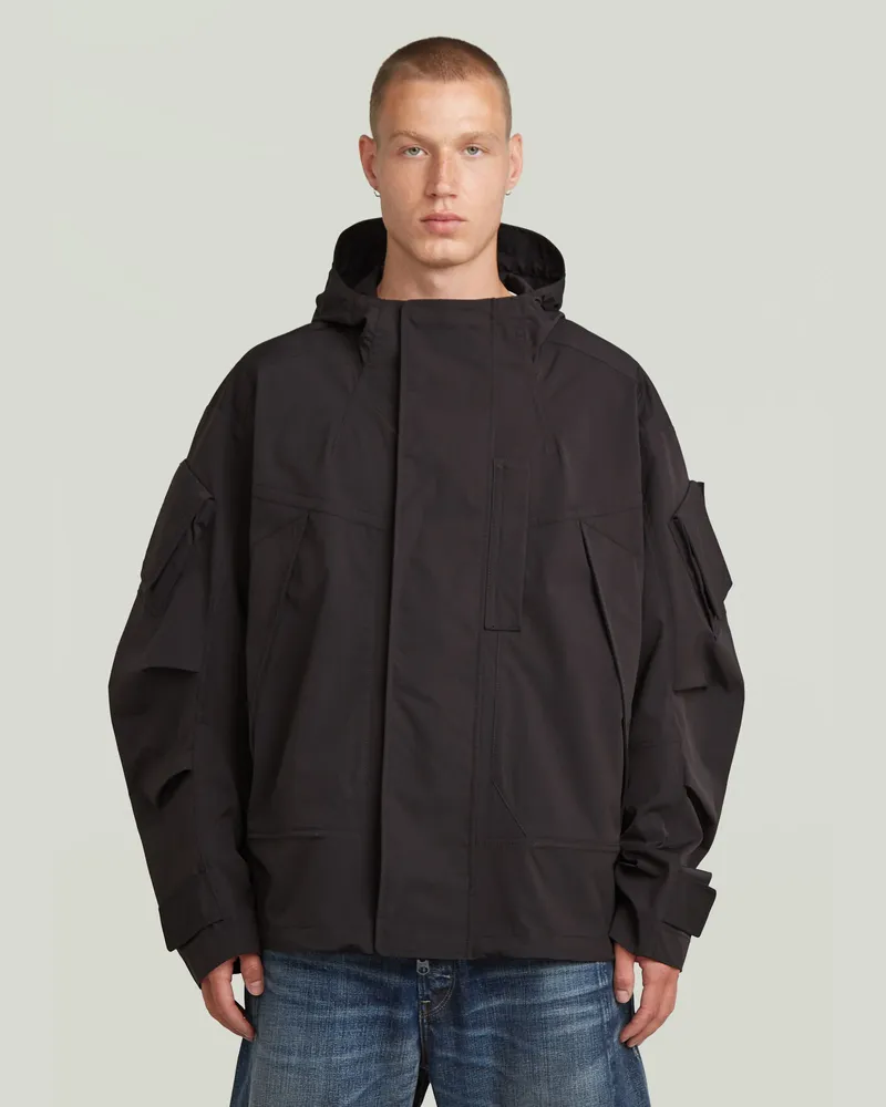 G-STAR RAW GA-1 Shell Parka - Schwarz - Herren Schwarz
