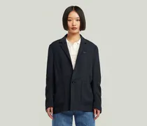 3D Boyfriend Blazer - Dunkelblau - Damen