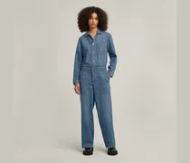 1 Pocket Overall - Mittelblau - Damen