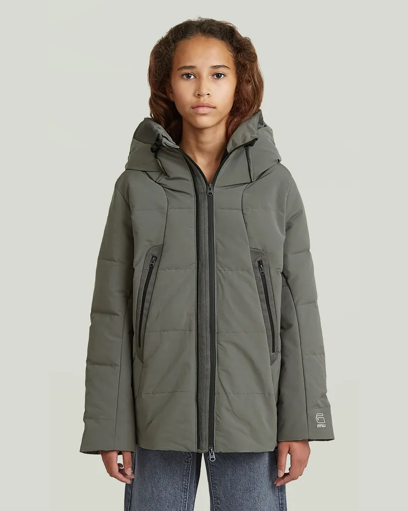 G-STAR RAW Girls Cayley Padded Jacke - Grau - mädchen Grau