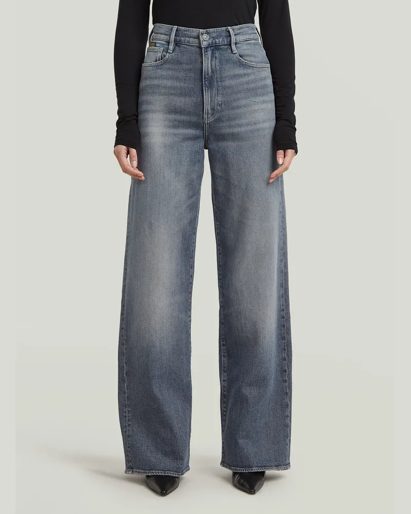 G-STAR RAW Deck 2.0 High Loose Jeans - Dunkelblau - Damen Dunkelblau