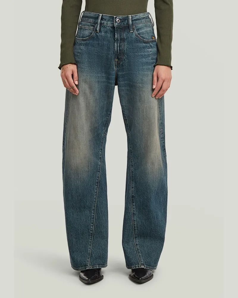 G-STAR RAW Contor Wide Jeans - Dunkelblau - Damen Dunkelblau