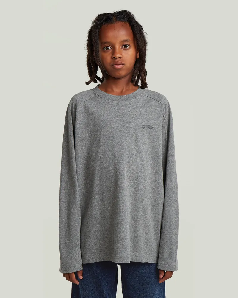 G-STAR RAW Boys Interst Boxy T-Shirt - Grau - jungen Grau