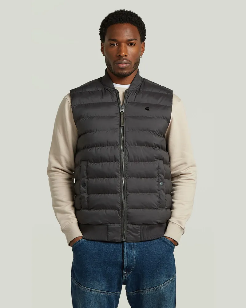G-STAR RAW Liner Weste - Grau - Herren Grau