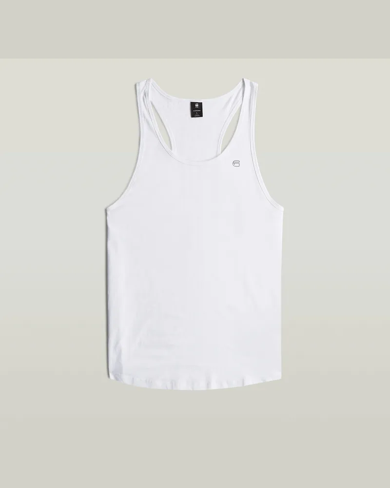 G-STAR RAW Lash Muscle Tanktop - Weiß - Herren Weiß