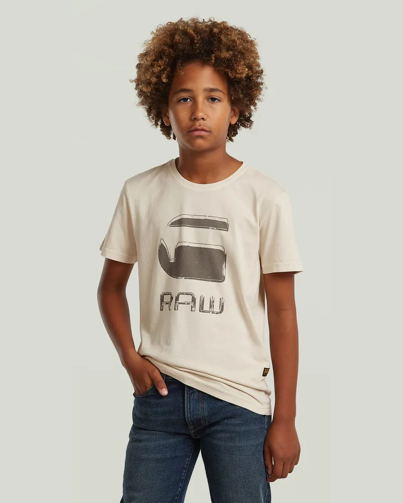 G-STAR RAW Boys Base T-Shirt - Weiß - jungen Weiß