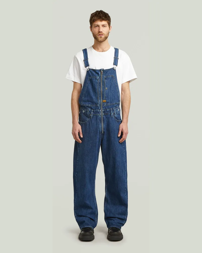 G-STAR RAW Denim Dungaree 3D Loose - Dunkelblau - Herren Dunkelblau