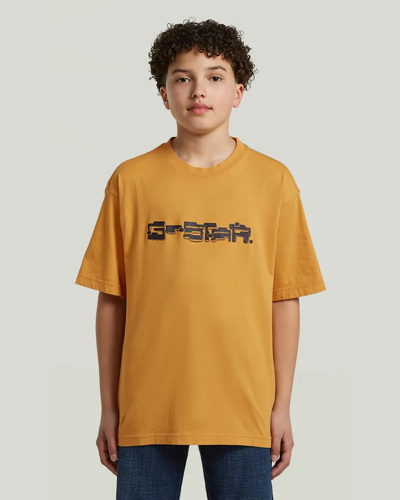 G-STAR RAW Boys Oversized T-Shirt - Gelb - jungen Gelb