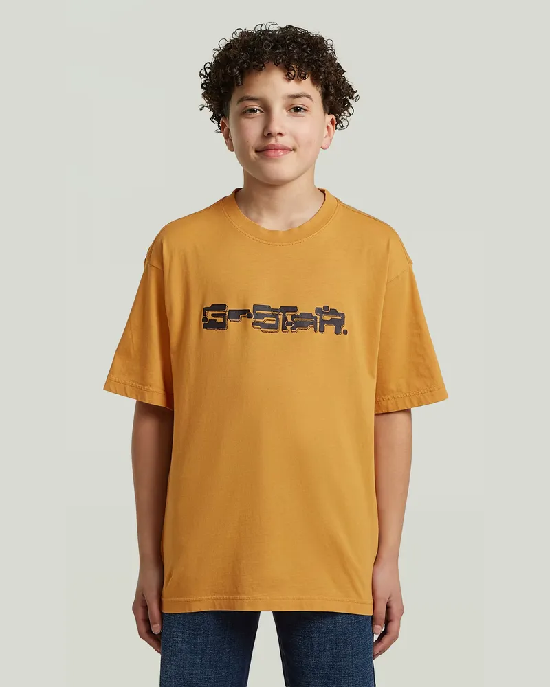 G-STAR RAW Boys Oversized T-Shirt - Gelb - jungen Gelb