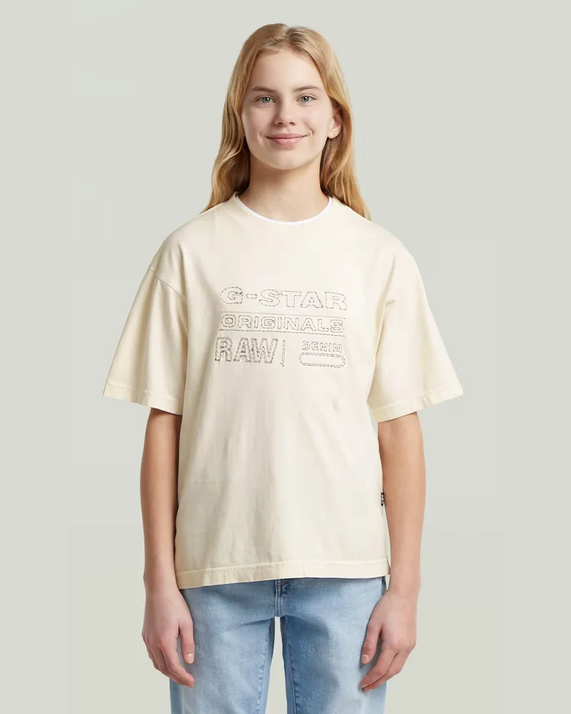 G-STAR RAW Girls Oversized - Beige - mädchen Beige
