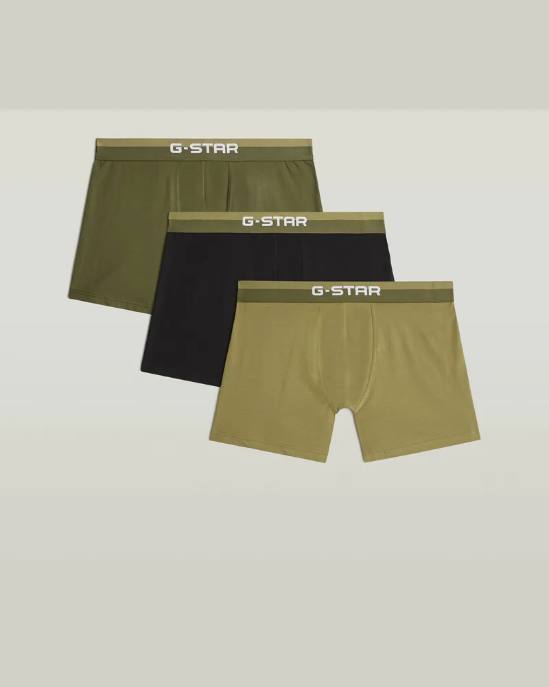 G-STAR RAW Boxer Brief 3er-Pack - Mehrfarbig - Herren Mehrfarbig