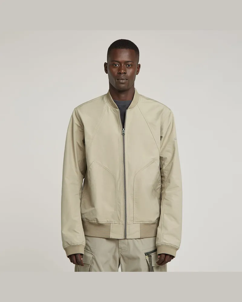 G-STAR RAW Unpadded Bomber Jacke - Beige - Herren Beige