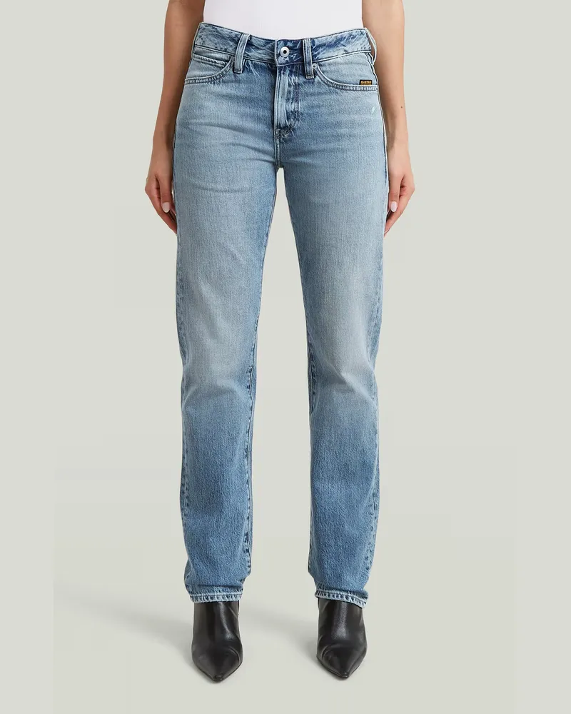 G-STAR RAW Lennoxx Slim Straight Jeans - Mittelblau - Damen Mittelblau