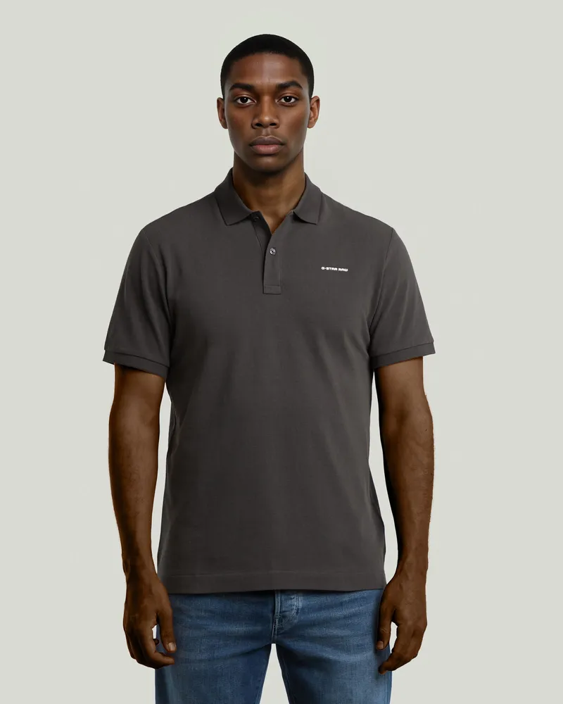 G-STAR RAW Oluv Slim Poloshirt - Grau - Herren Grau