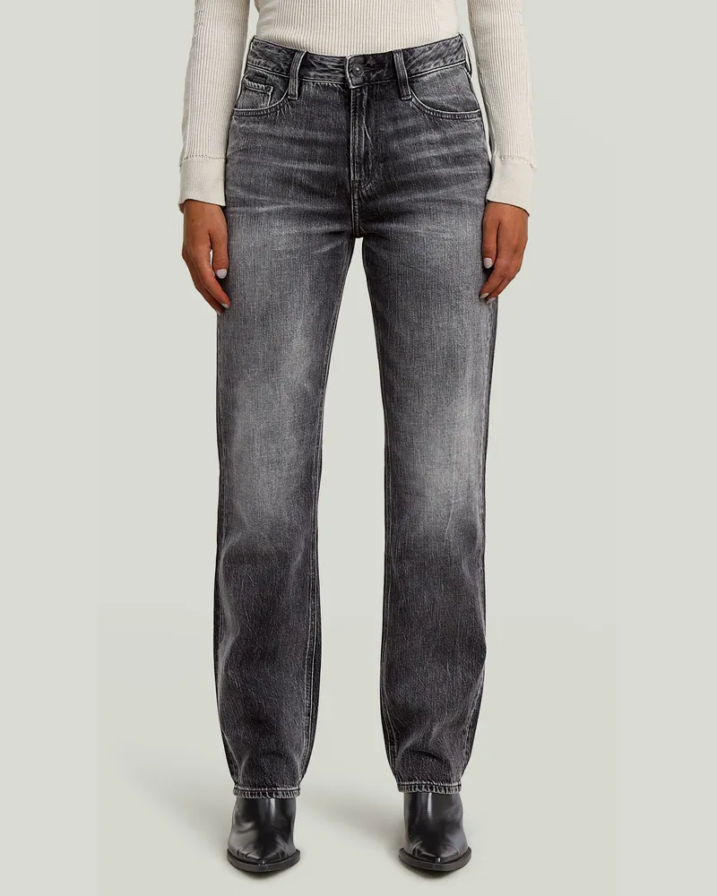 G-STAR RAW Iggie Straight Jeans - Grau - Damen Grau