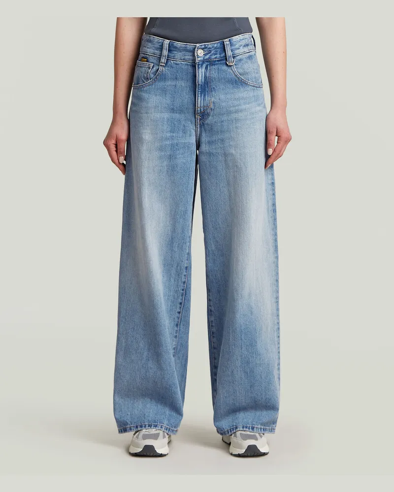 G-STAR RAW Skater High Loose Jeans - Hellblau - Damen Hellblau