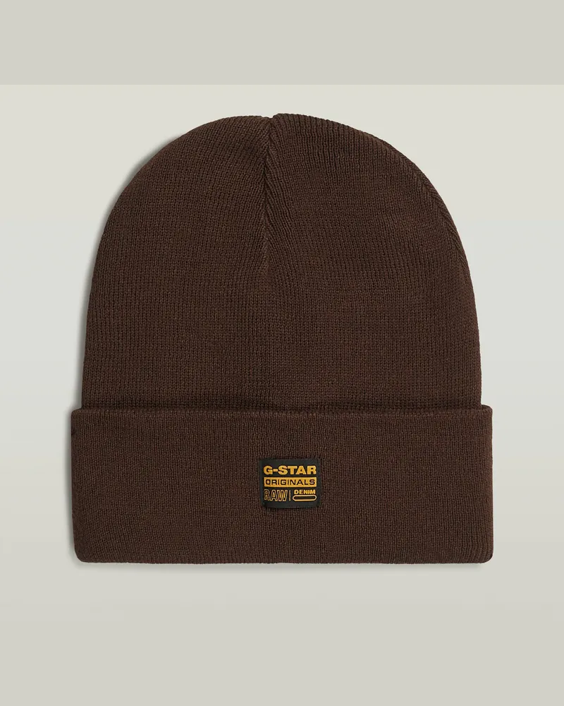 G-STAR RAW Effo Long Beanie - Braun - Herren Braun