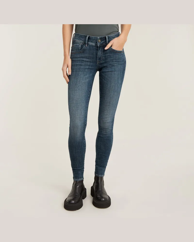 G-STAR RAW Lynn Skinny Jeans - Mittelblau - Damen Mittelblau