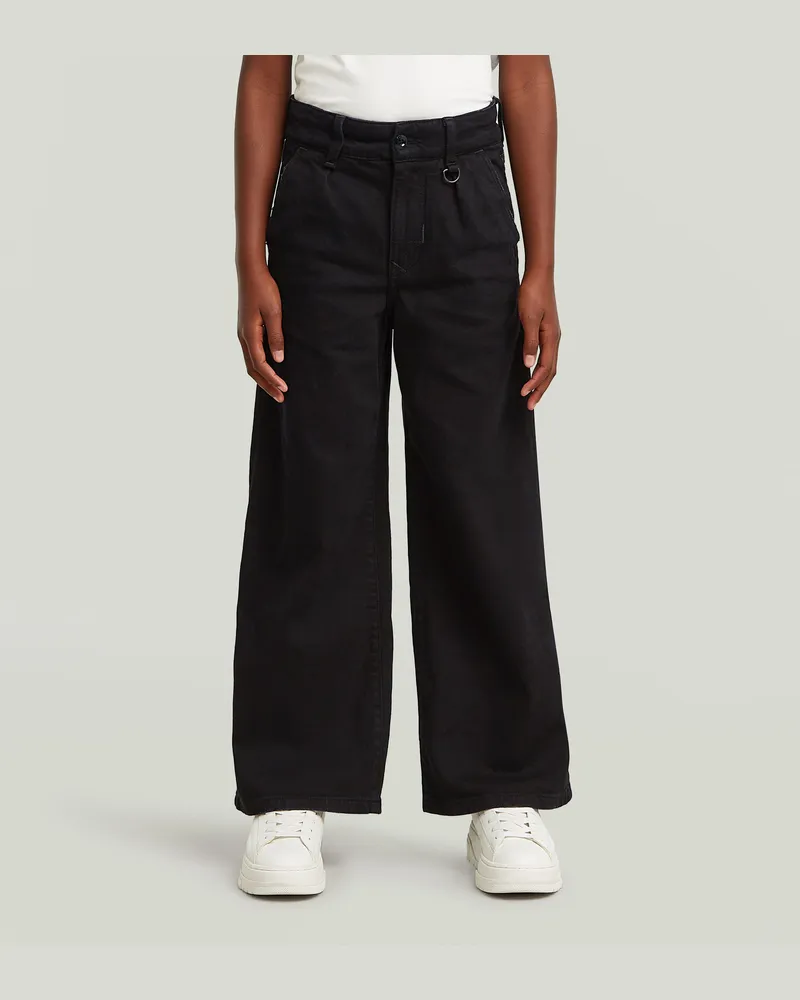 G-STAR RAW Girls Icon Skater Chino High Loose Jeans - Dunkelblau - mädchen Dunkelblau