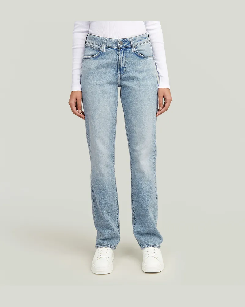 G-STAR RAW G-Straight Jeans - Hellblau - Damen Hellblau