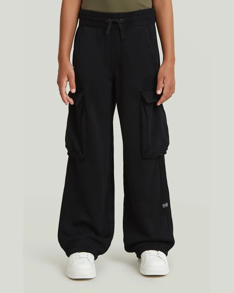 G-STAR RAW Girls High Waist Cargo Sweatpants - Schwarz - mädchen Schwarz