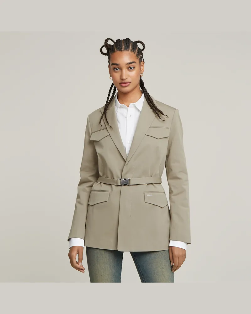 G-STAR RAW Pocket Blazer - Beige - Damen Beige