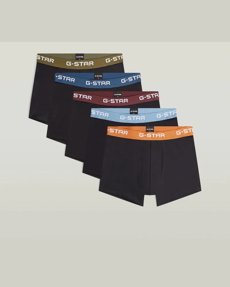 G-STAR RAW Boxer Brief 5er-Pack - Mehrfarbig - Herren Mehrfarbig