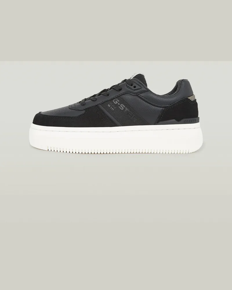 G-STAR RAW Eve BSC LEA Sneaker - Schwarz - Damen Schwarz
