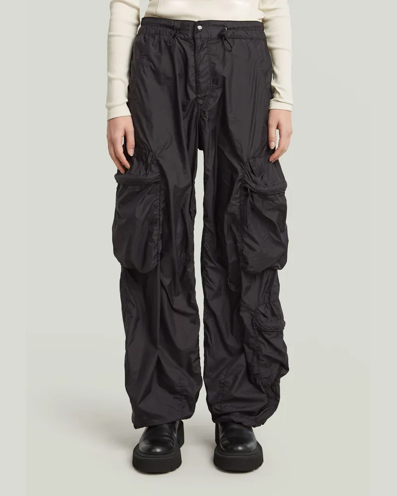 G-STAR RAW Balloon Cargo Multi Pocket Pants - Schwarz - Damen Schwarz