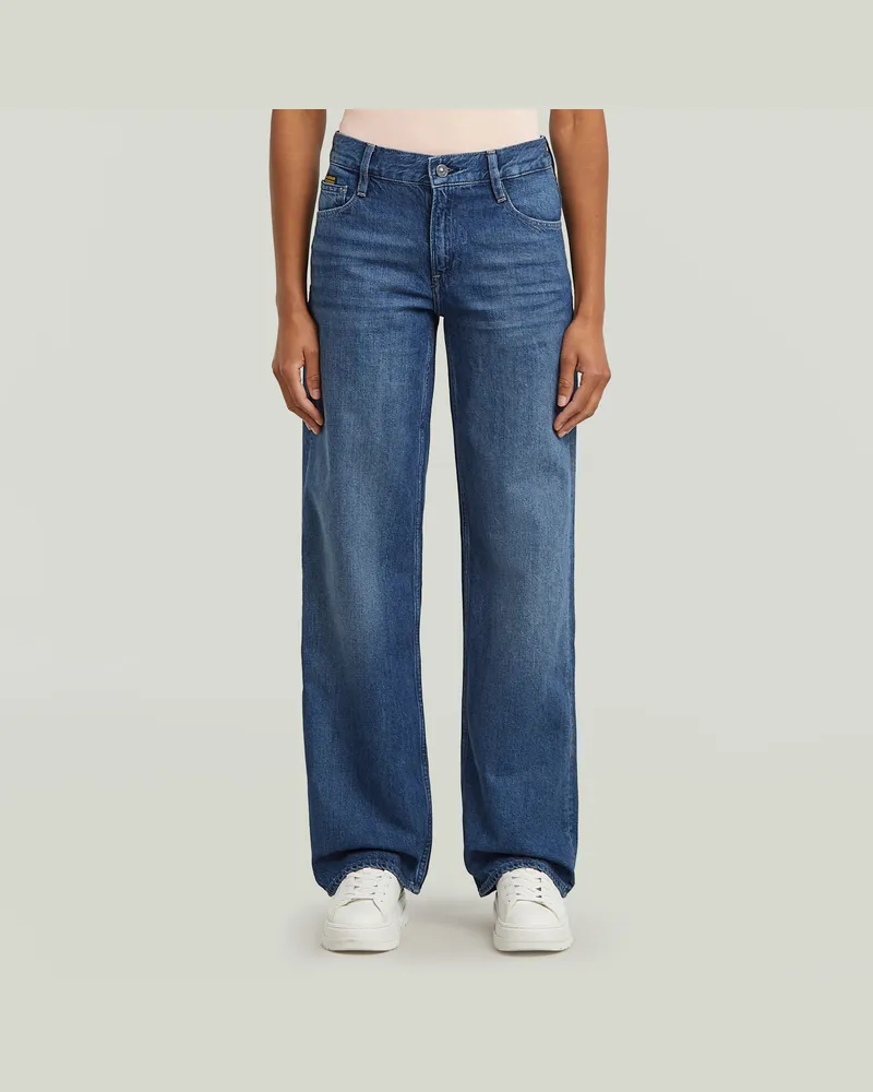 G-STAR RAW Judee Loose Low Waist Jeans - Mittelblau - Damen Mittelblau