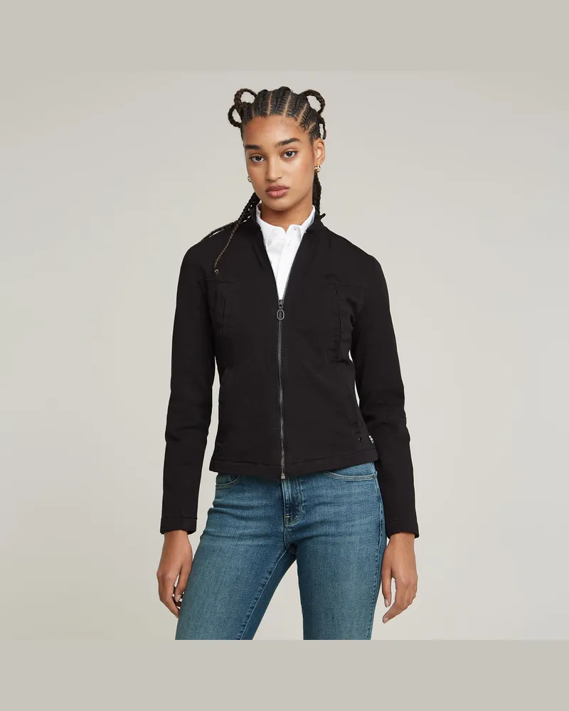 G-STAR RAW Biker Jacke - Schwarz - Damen Schwarz