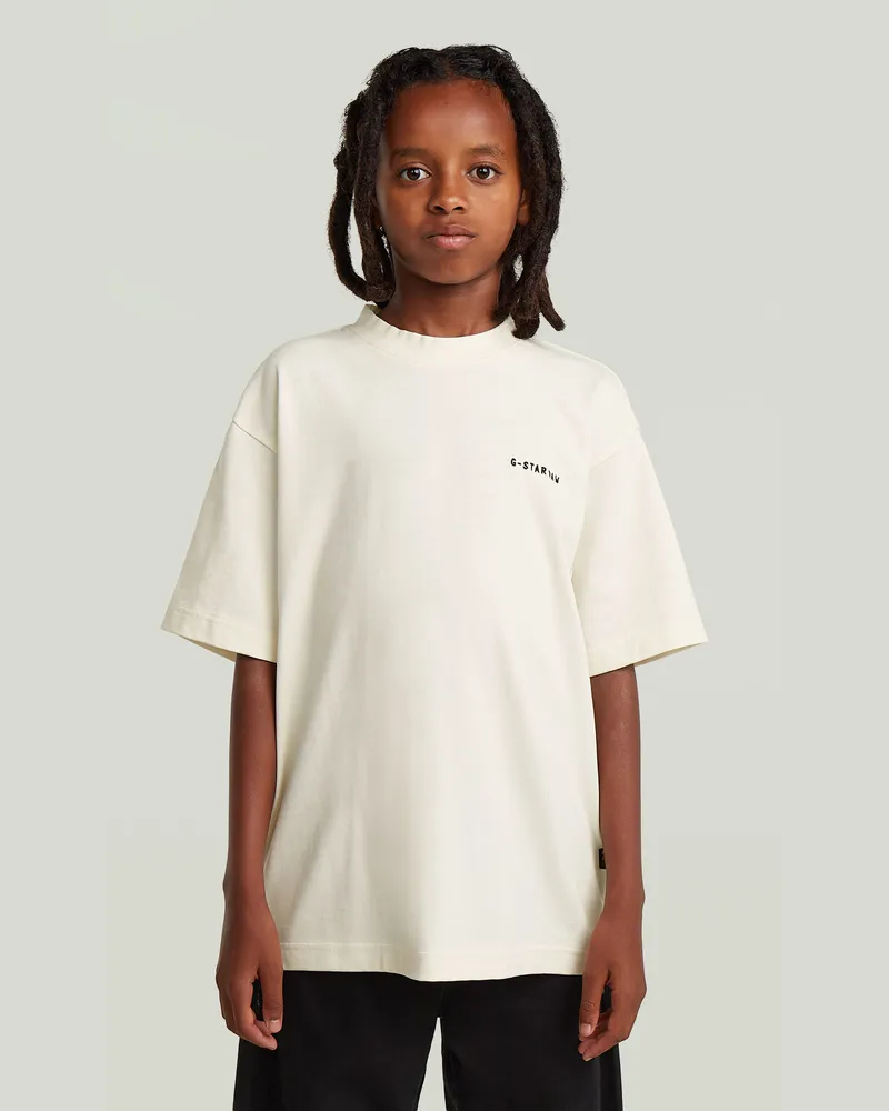 G-STAR RAW Boys Oversized T-Shirt - Weiß - jungen Weiß