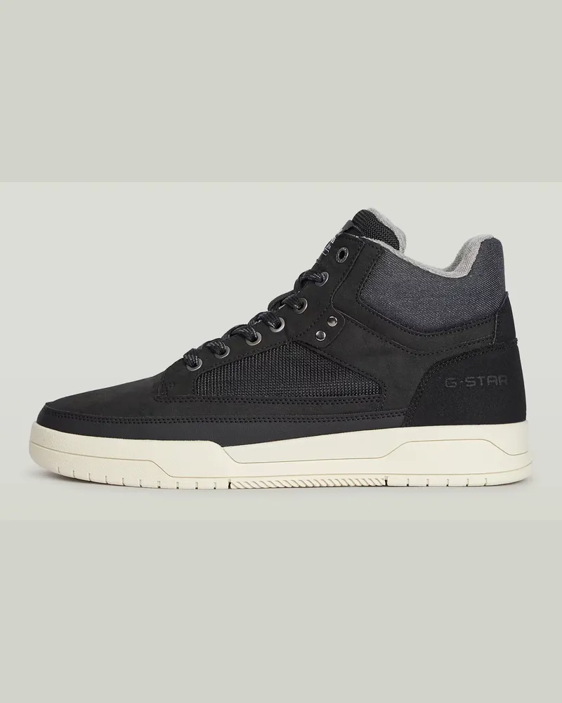 G-STAR RAW Royce Mid Sneaker - Schwarz - Herren Schwarz