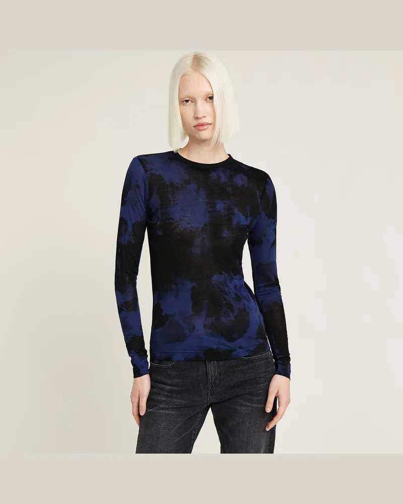 G-STAR RAW Vintage Wash Slim Top - Mehrfarbig - Damen Mehrfarbig