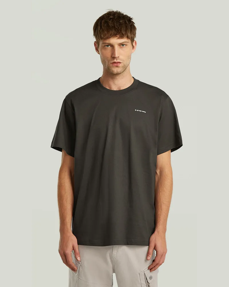 G-STAR RAW Chest Logo Loose T-Shirt - Grau - Herren Grau