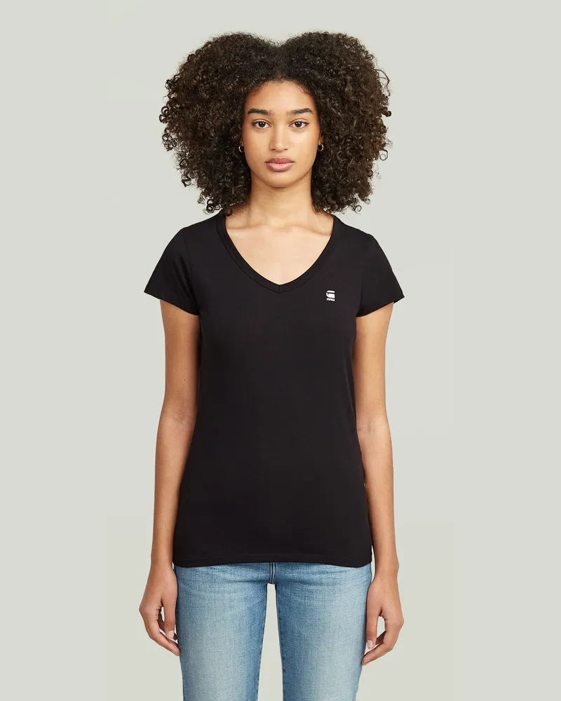 G-STAR RAW Slim V-Neck Top 2-Pack - Mehrfarbig - Damen Mehrfarbig