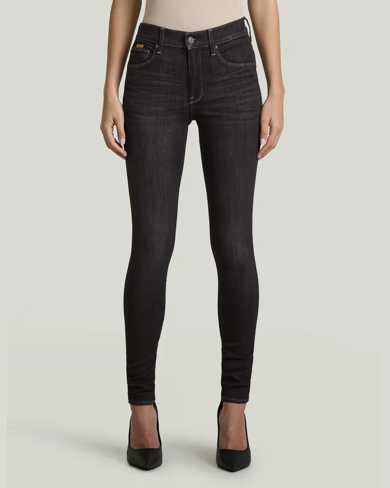 G-STAR RAW 3301 Skinny Jeans II - Schwarz - Damen Schwarz