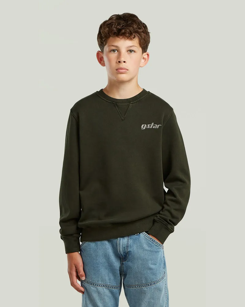 G-STAR RAW Boys Premium Core Sweatshirt - Grün - jungen Grün