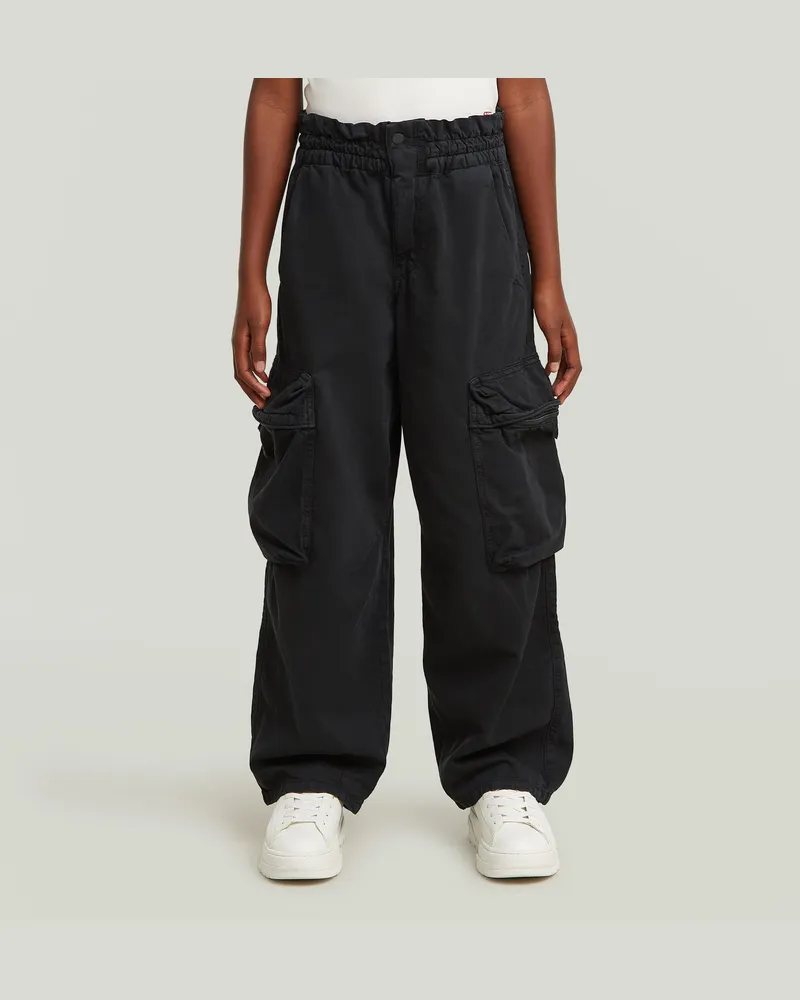 G-STAR RAW Girls Mega Cargohose - Schwarz - mädchen Schwarz