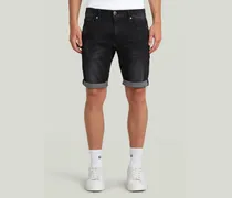 3301 Slim Denim Shorts - Grau - Herren