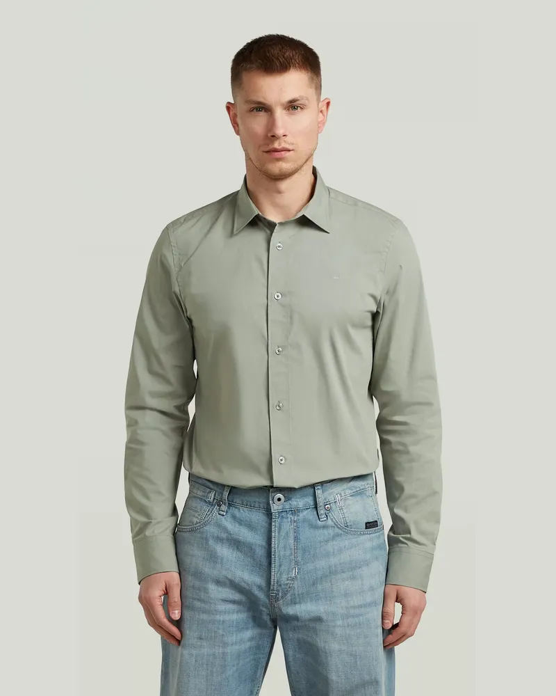 G-STAR RAW Uniform Slim Hemd - Grün - Herren Grün