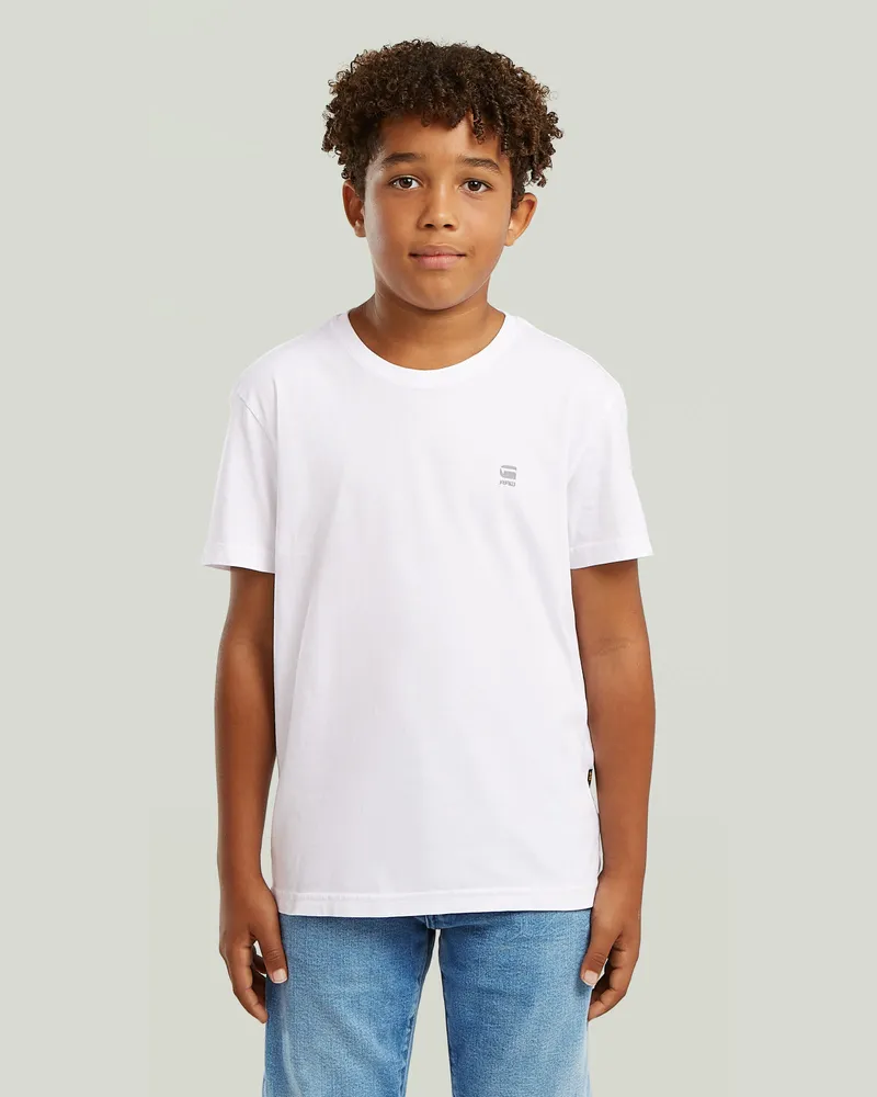 G-STAR RAW Boys Base T-Shirt - Weiß - jungen Weiß